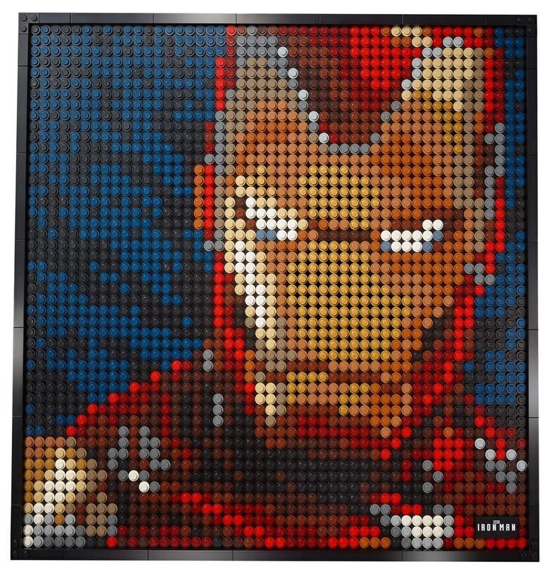 Konstruktor Constructor LEGO Art Marvel Studiose Raudmees 31199