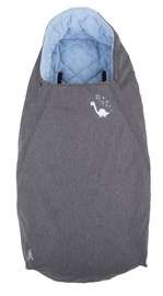 Детский спальный мешок CuddleCo Comfi Extreme Sinosaur Fun, синий/серый, 90 см