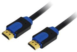 Laidas Logilink HDMI to HDMI HDMI-A 19 pin male, HDMI-A 19 pin male, 5 m, juoda