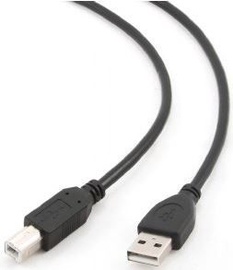 Laidas Gembird USB to USB USB 2.0 A male, USB 2.0 B male, 4.5 m, juoda