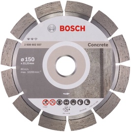 Bosch 2608602557 Concrete Diamond Cutting Disc 150x22.23mm
