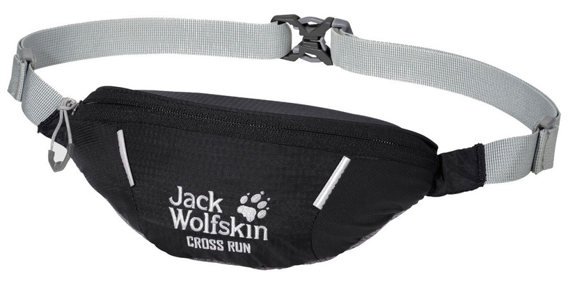 Krepšys ant juosmens Jack Wolfskin 2002412 Cross Run, juoda