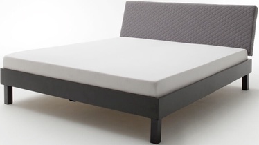 Gulta Meise Möbel Boston-1 Block Metal Foot Light Gray, 200x180 cm
