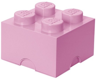 Hoiukast LEGO Storage Brick 4 Medium Light, 5.7 l, violetne, 250 x 250 x 250 mm