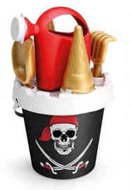 Smilšu kastes rotaļlietu komplekts Pirate, daudzkrāsains