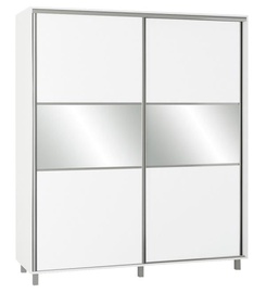 Spinta Bodzio SZP180 White, 180x60x210 cm, su veidrodžiu