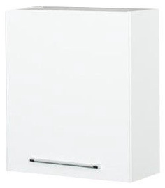 Верхний кухонный шкаф Bodzio Loara Left 60GL White, 600x310x720 мм