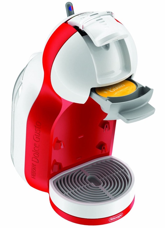 Капсульная кофемашина DeLonghi Mini Me EDG305WR, белый/красный