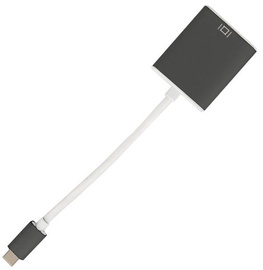 Adapter Qoltec USB / HDMI, valge/must, 0.18 m