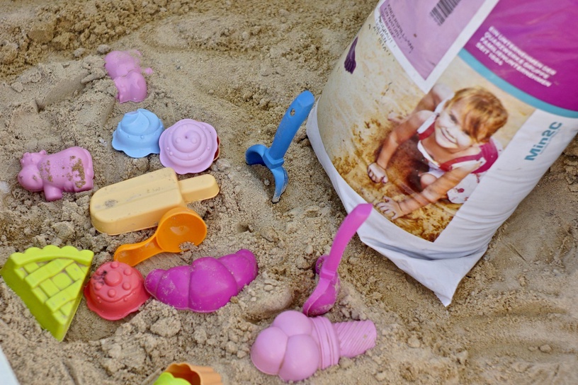 Smiltis smilšu kastēm Min2C Children's Play Sand, 50 x 30 cm, brūna