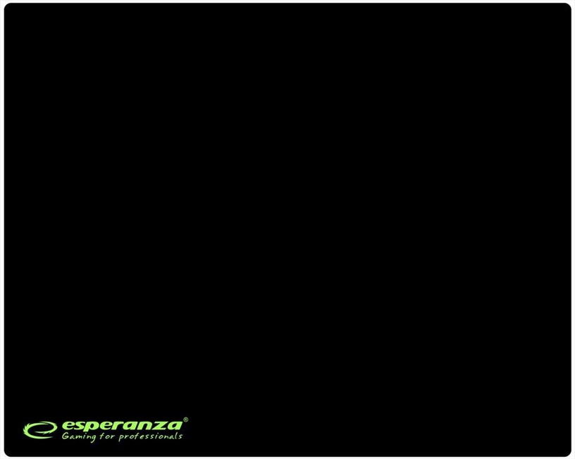 Pelės kilimėlis Esperanza, 24 cm x 30 cm x 0.3 cm, juoda/žalia