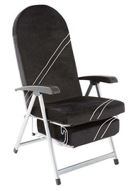 Black Red White Gibraltar Multi-position Chair Black