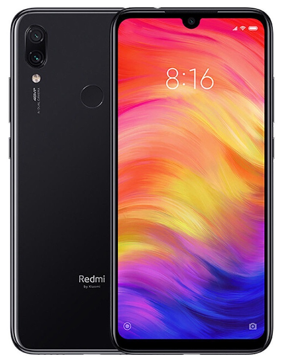 Mobilais telefons Xiaomi Redmi Note 7, melna, 4GB/128GB