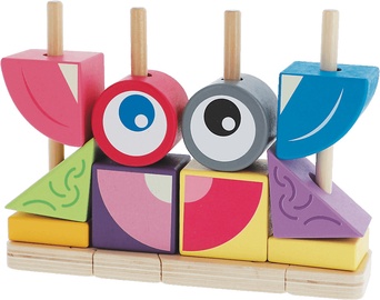 Attīstošās rotaļlietas Trefl Shape Sorter Colorful Creatures 61520, daudzkrāsaina