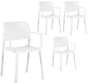 Стул для столовой Home4you Pipa White, 4 шт.
