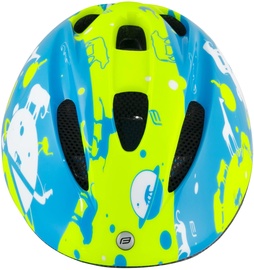 Ķivere velobraukšanai bērniem Force Fun Planets, zila/dzeltena, S, 480 - 540 mm