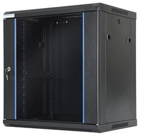 Digitalbox START.LAN Wall Cabinet 19" 12U/450mm Glass Black