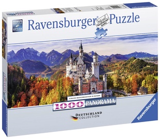Puzle Ravensburger Panoramic Neuschwanstein 151615, 1000 gab.