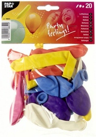 Pap Star Balloons 20pcs Multicolored