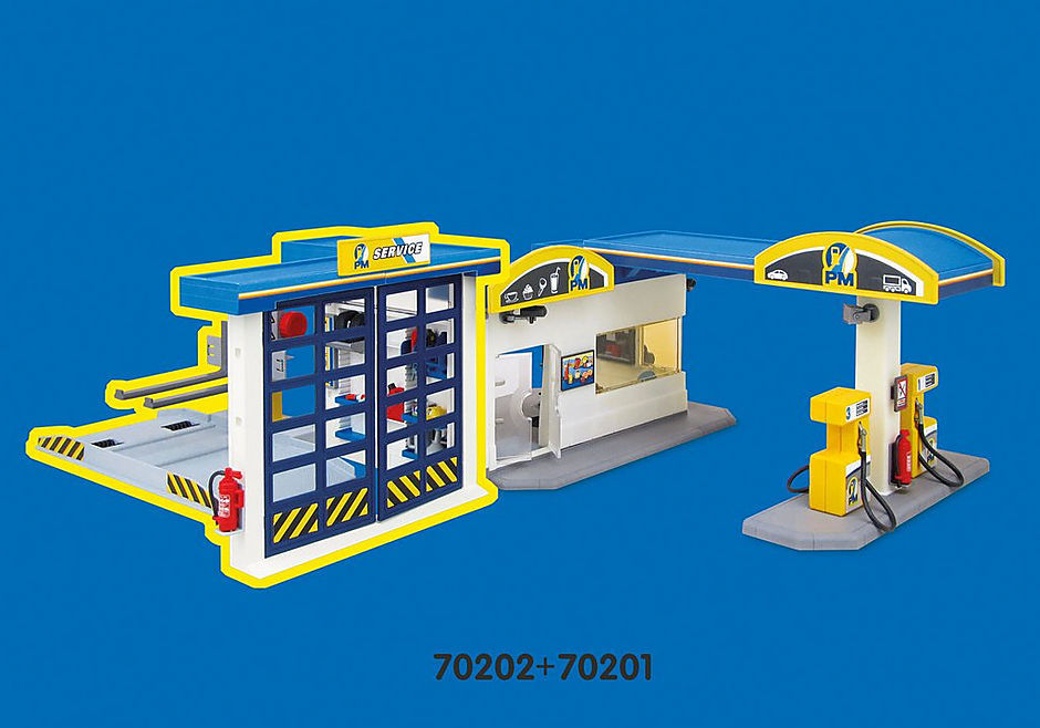 playmobil service station