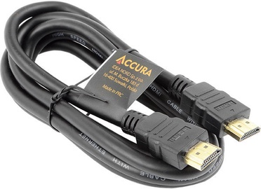 Vads Accura ACC2103 HDMI 1.4 male, HDMI 1.4 male, 1.8 m, melna