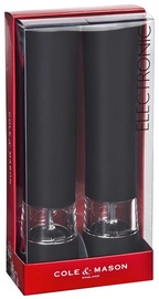 Cole and Mason Victoria Black Soft Touch Electronic Salt and Pepper Mill Gift Set