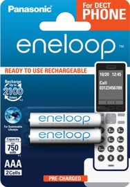 Uzlādējamais elements Panasonic Rechargeable Battery AAA x 2