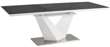 Signal Meble Table Alaras II Grey/White 160x90cm