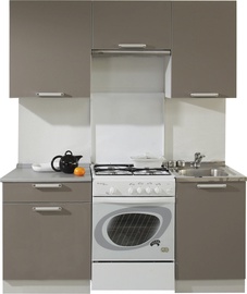 Кухонный гарнитур MN Simpl, серый, 1.7 м
