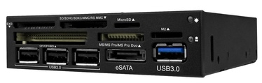 RaidSonic Icy Box 3,5'' Card Reader w/Multiport Panel eSATA