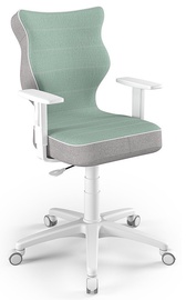 Детский стул Entelo Duo CR05, белый/зеленый, 400 мм x 1045 мм