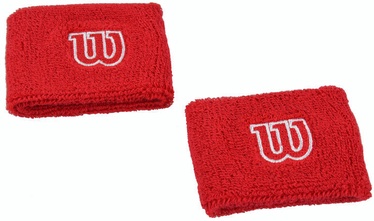 Спортивный напульсник Wilson WR5602900 Wristbands Red 2pcs