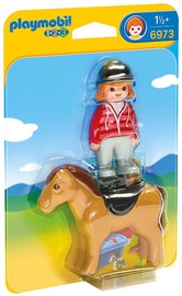 Playmobil 1-2-3 Equestrian With Horse 6973