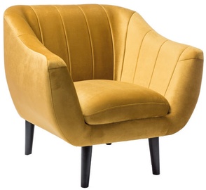 Fotelis Signal Meble Elite 1 Velvet Gold, 83x68x91 cm