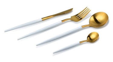 Mondex Cookini Casa Cutlery Set White 16pcs