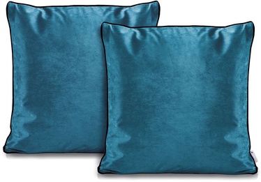 DecoKing Pillowcase Rima Velvet Marine 45x45 2pcs