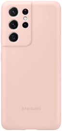 Samsung Silicone Back Case For Samsung Galaxy S21 Ultra Pink