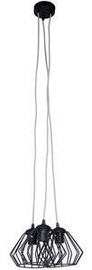 Milagro Ferro Ceiling Lamp 3x60W E27 Black