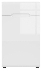 Black Red White Azteca Trio Chest Of Drawers KOM1D1S White