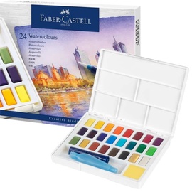 Dažai akvarelė Faber Castell Water Colours