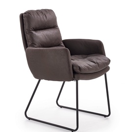 Fotelis Halmar Fassi Dark Grey, 59x64x91 cm