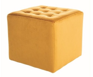 Pufas Signal Meble Lori Velvet Yellow, 39x39x34 cm