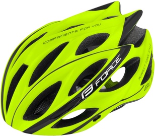 Ķivere Force Bull, melna/dzeltena, L/XL, 580 - 630 mm