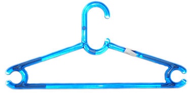 La Termoplastica BS Plastic Hanger Blue