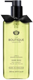 Šķidrās ziepes The English Bathing Company Boutique Lime & Orange Blossom, 500 ml