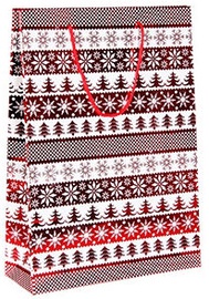 Verners Gift Bag White & Red 389280