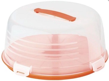 Curver Cake Transporting Box Round Orange