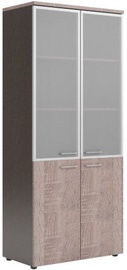 Skyland Xten XHC 85.7 Office Cabinet 85.6x195.5x43.2cm Sonoma Oak/Dark Wood