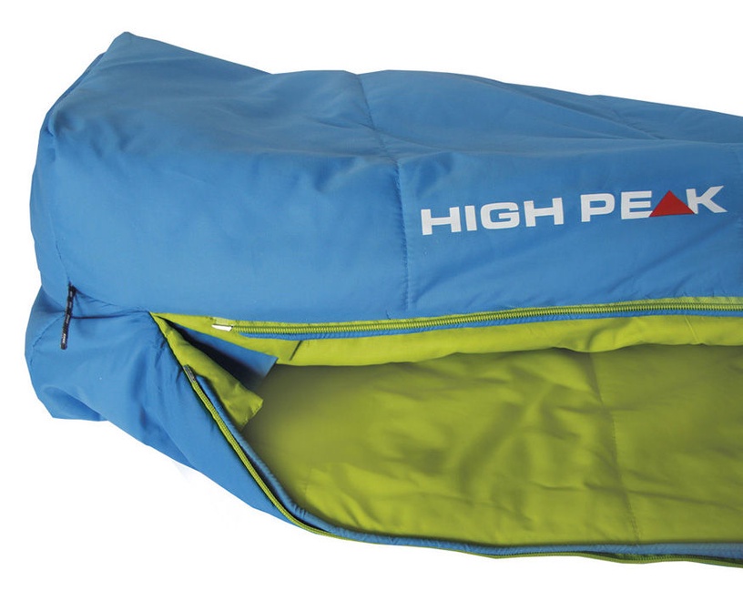 Miegmaišis High Peak Hyperion 1M, mėlynas/žalias, kairinis, 210 cm