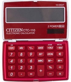 Калькулятор Citizen, красный